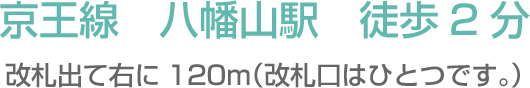 京王線 八幡山駅 徒歩2分